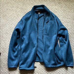Outdoor Life Blue Lightweight Shirt Jacket with Fleece Texture